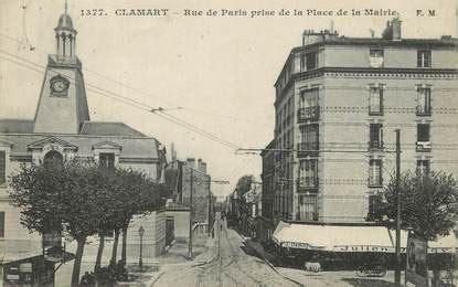 / CPA FRANCE 92 "Clamart, rue de Paris prise de la place de la Mairie