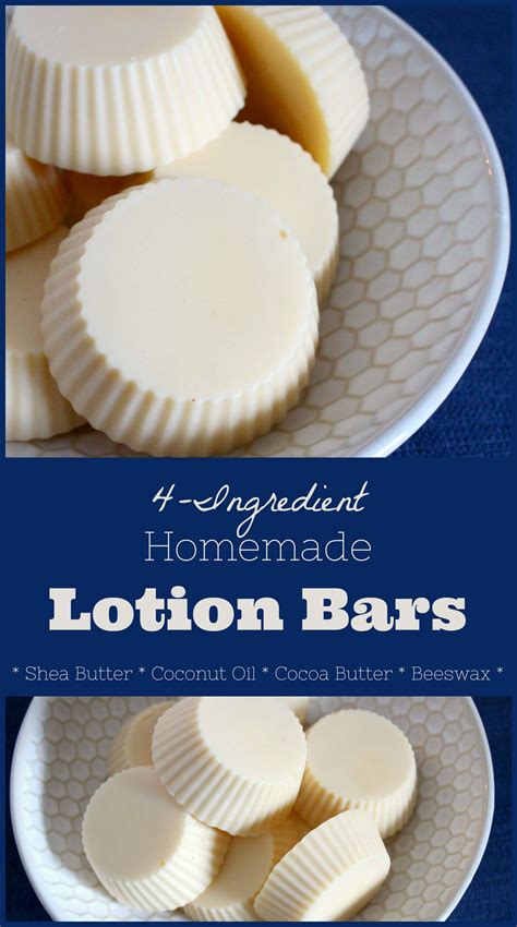 Homemade Lotion Bars Made With Beeswax And Shea Butter ⋆ Health Home