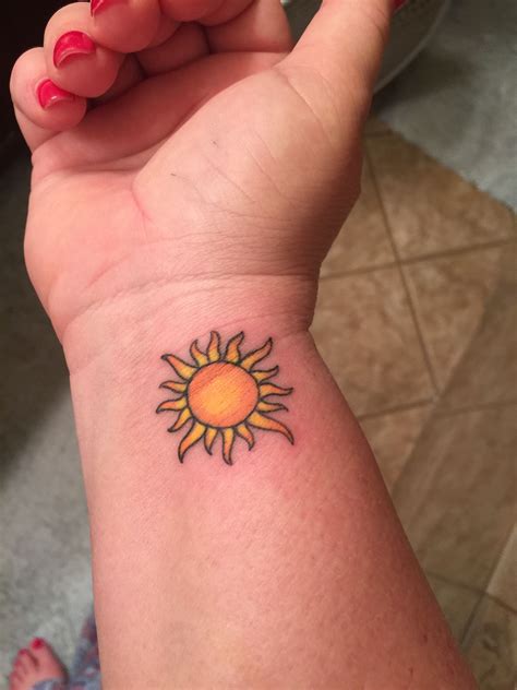 Cute Sun Tattoo