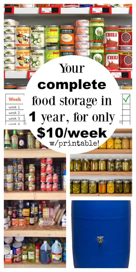 You must figure out something to store. 52 Week Guide to Building Your Food Storage - The ...