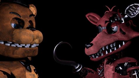 C4dfnaf Withered Freddy Vs Withered Foxy Youtube