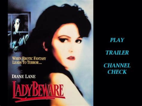 LADY BEWARE Laserdisc DVD LD Diane Lane NUDE Stalker Thriller ID IV RARE EBay