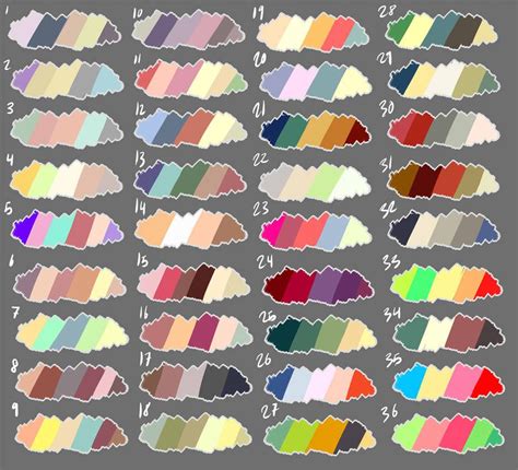 Art Color Schemes Colour Palettes Colour Pallette Color Combos Color Mixing Chart Color