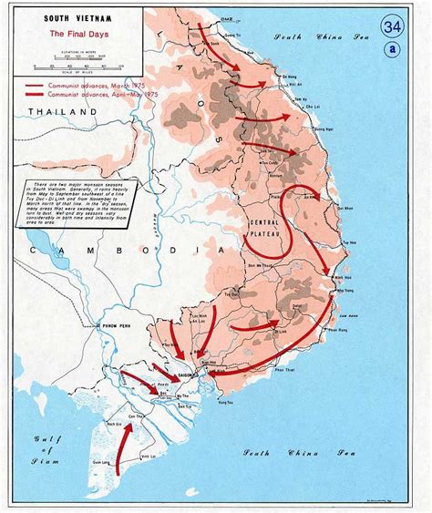 Vietnam History Map