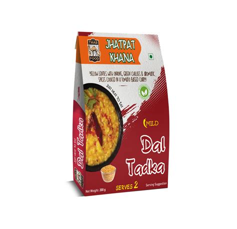 The Thar Food Jhatpat Khana Dal Tadka Packaging Type Packet At Rs 85
