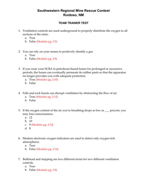Written Test Questions And Answers