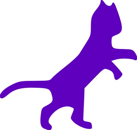 Purple Cat Dancing Clip Art At Vector Clip Art Online Royalty Free And Public Domain