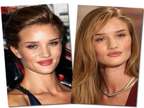 Rosie Huntington Whiteley Before And After Plastic Su