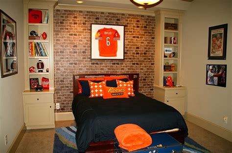 Most single men who lives on their own gets a bachelor's pad. Framed Jerseys: From Sports-Themed Teen Bedrooms To ...