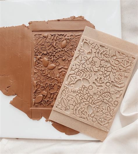 Polymer Clay Texture Sheet Texture Mat Lemon Tree Pattern Etsy