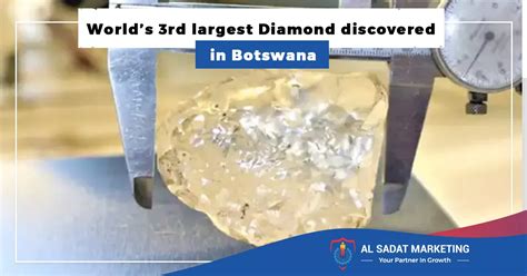 world s 3rd largest diamond discovered in botswana