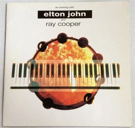 ELTON JOHN Ray Cooper Concert Program Magazine From Japan