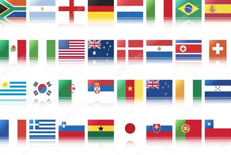 National Flags Of Countries — Stock Vector © Xprmntl 19981267