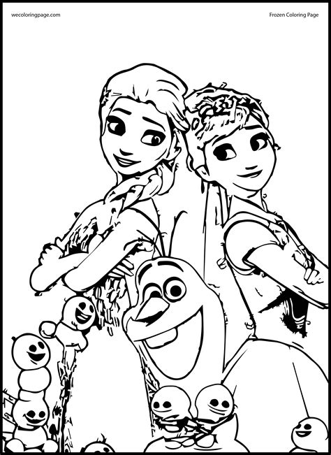 Official disney frozen movie trailer! Elsa And Anna Coloring Pages - Coloring Home