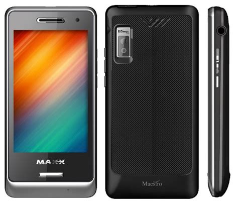 Maxx Mobiles Launches Dual Sim Touch Phone Maxx Maestro Mt255