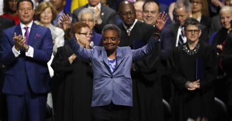 Lori Lightfoot Sworn In As Chicagos First Black Woman And First Openly