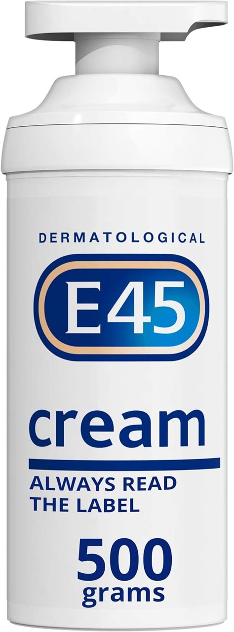 E45 Cream Pump Dispenser Dermatological For Dry And Condition Skin