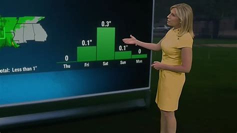 Jacqui Jeras On The Weather Channel Yellow Dress Easy On The Eyes