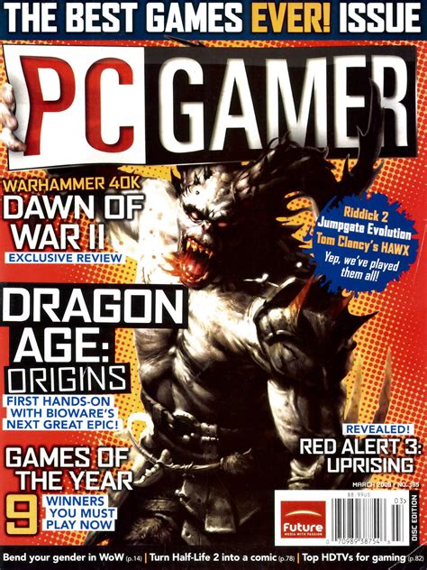New Release Pc Gamer Issue 185 March 2009 New Releases
