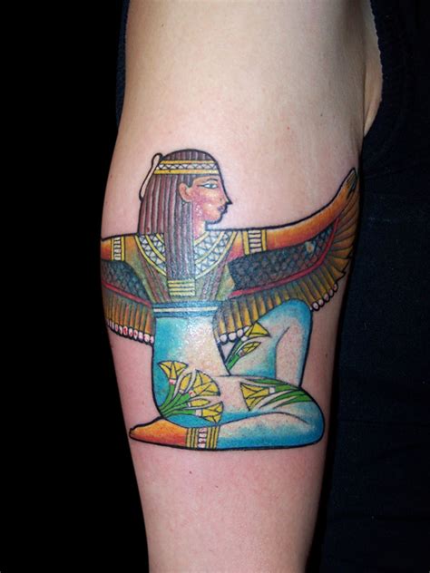 'egyptian goddess isis' tattoo on her sternum. Isis Tattoos Designs, Ideas and Meaning | Tattoos For You