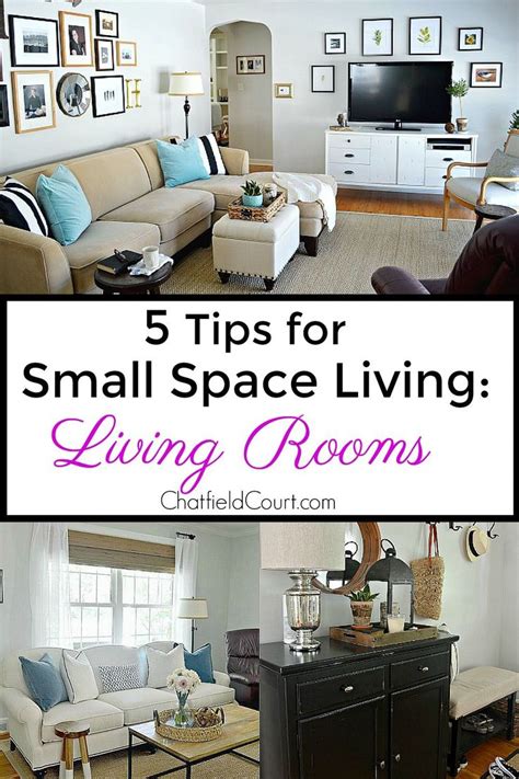 5 Decorating And Storage Tips For Small Space Living Living Rooms In