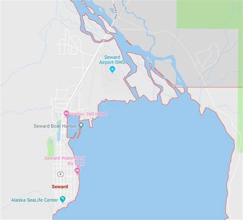 34 Map Of Seward Alaska Maps Database Source