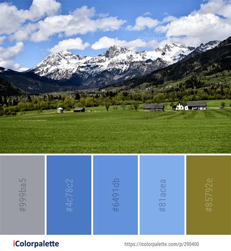 Color Palette ideas from 1956 Mountain Images | iColorpalette | Color harmony, Color palette, Color
