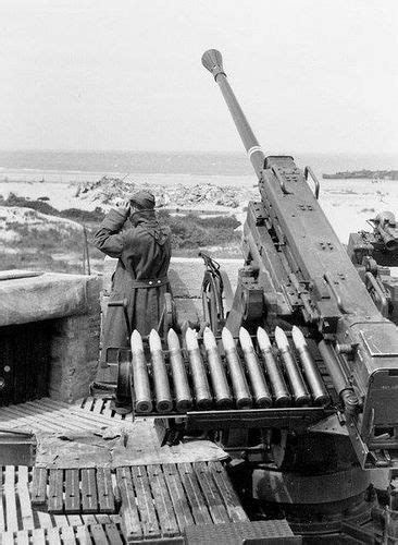 37mm Flak 43 War Photography History War Wwii