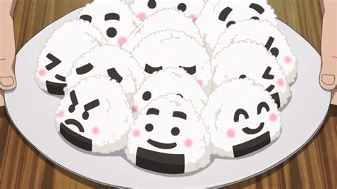 Onigiri Anime Shirobako Anime Bento Aesthetic Food Aesthetic Anime