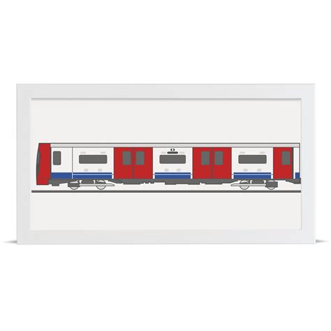 Victoria Line 2009 Stock Train Giclée Art Print London Art Prints