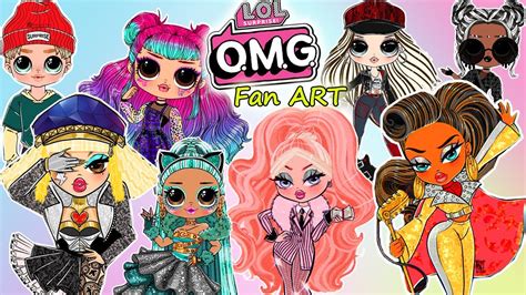 Lol Surprise Omg Dolls Art Lol Fashion Dolls Fan Art Halloween Part 2