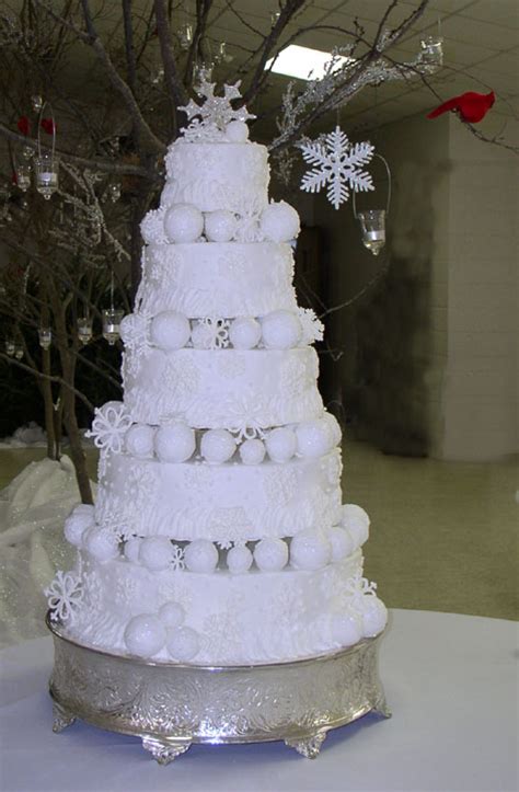 Winter Wedding Cakes Inspirations Events