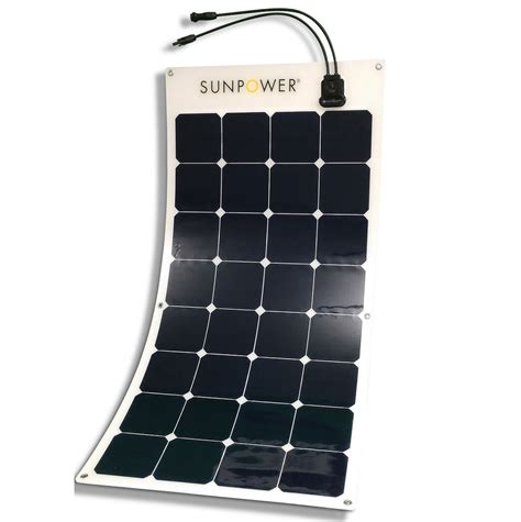 Sunpower 100w Flexible Solar Panel Boss Watt