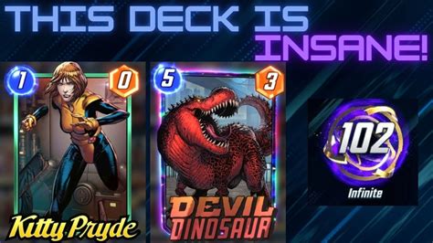 This Kitty Prydedevil Dinosaur Deck Is Insane In Marvel Snap Youtube
