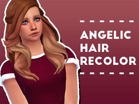 Aveira Sims 4 Wildspit S Angelic Hair V2 Recolor Sims 4 Hairs Vrogue