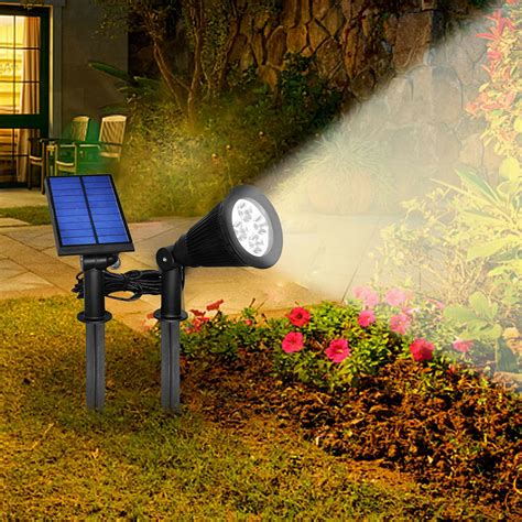 4 Led Solar Garden Lamp Spot Light Outdoor Lawn Landscape Spotlight