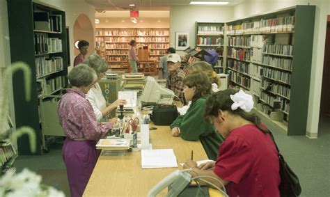 Circulation Desk Ann Arbor Public Library West Branch August 1994