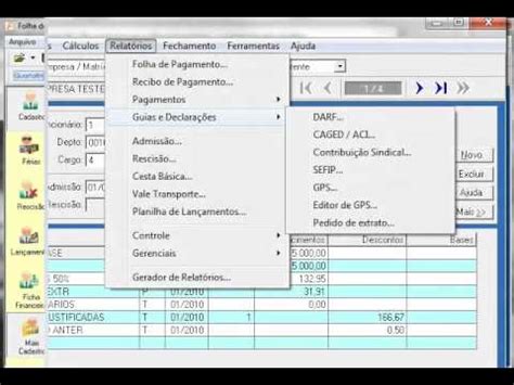 É também conhecido como holerite. Folha de Pagamento QuartaRH - YouTube
