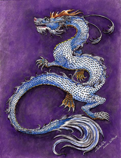 Blue Dragon By Silverarrow87 On Deviantart