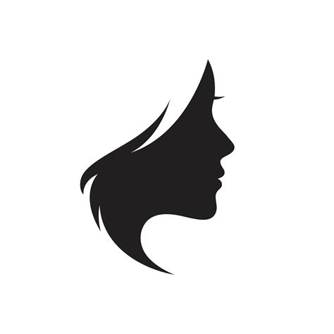 Hair Woman And Face Logo And Symbols 2459340 Vector Art At Vecteezy