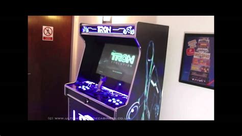 Tron Legacy Arcade Cabinet Youtube