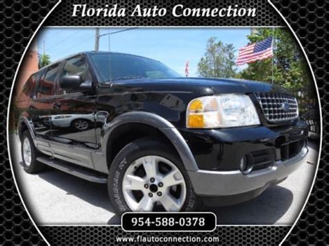Sell Used 03 Ford Explorer Xlt 4wd V6 3rd Row Leather Sunroof 4x4 Clean