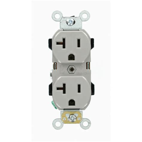 Gray Electrical Outlets And Receptacles Wiring Devices And Light