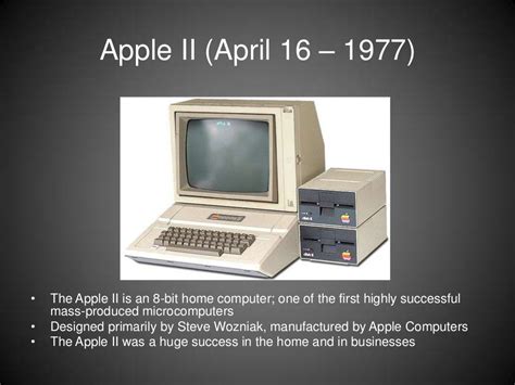 Presentation On The History Of Apple Computers