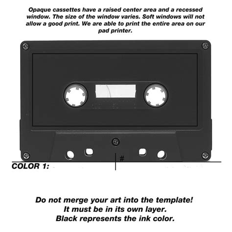 Audio Cassette Cover Template Downloads