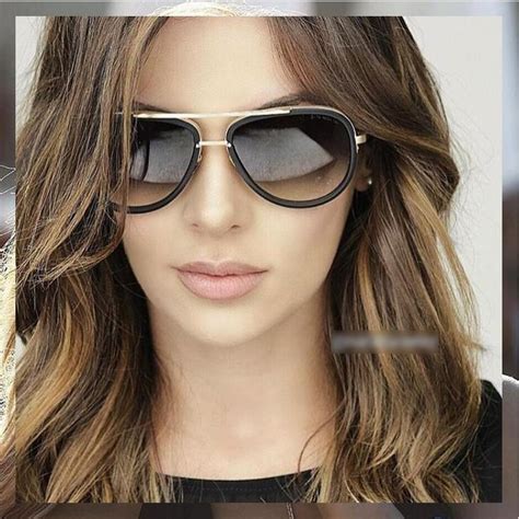 Oversized Aviator Sunglasses Oval Style Sunglasses Women Fashion