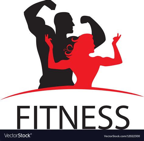 Logo Fitness Royalty Free Vector Image Vectorstock