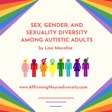 Sex Gender And Sexuality Diversity Among Autistic Adults Affirming