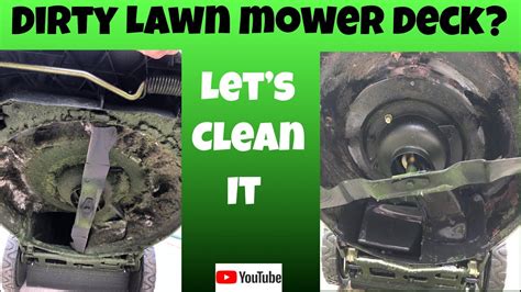 Lawn Mower Deck Cleaning Youtube