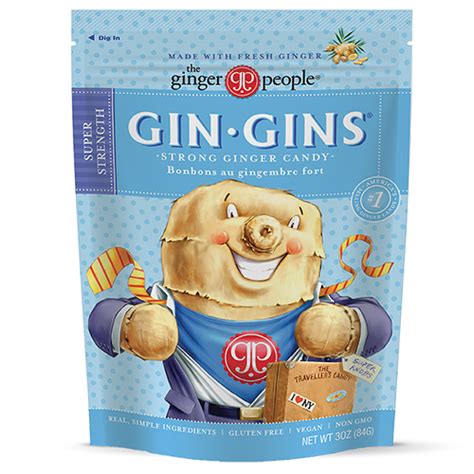 Gin Gins® Super Strength Ginger Candy The Ginger People